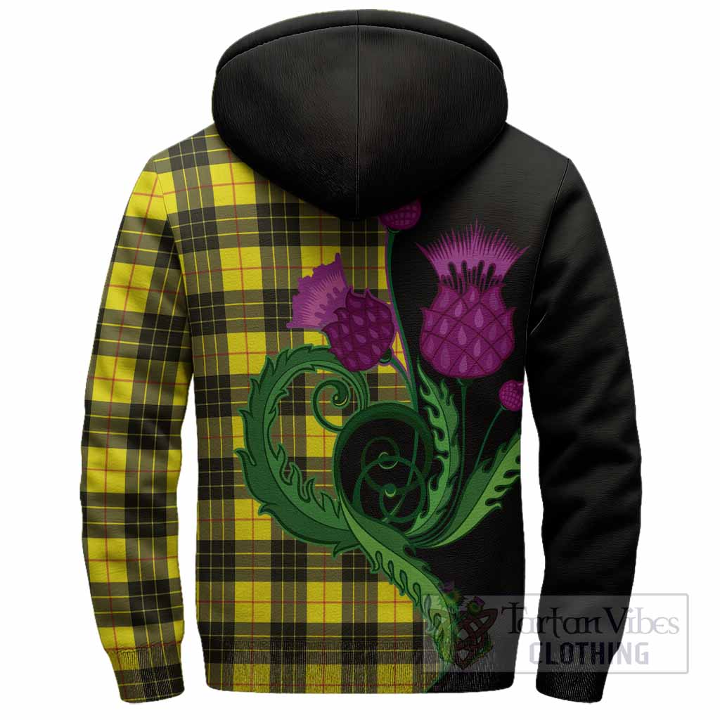 MacLeod (McLeod) Tartan Sherpa Hoodie Traditional Scottish Thistle