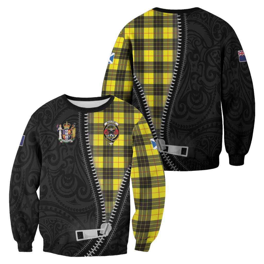 MacLeod (McLeod) Tartan Sweatshirt New Zealand Pattern Unique Zipper Stylized
