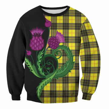 MacLeod (McLeod) Tartan Sweatshirt Traditional Scottish Thistle
