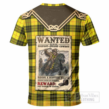MacLeod (McLeod) Tartan T-Shirt Bigfoot Riding The Kelpie Monster