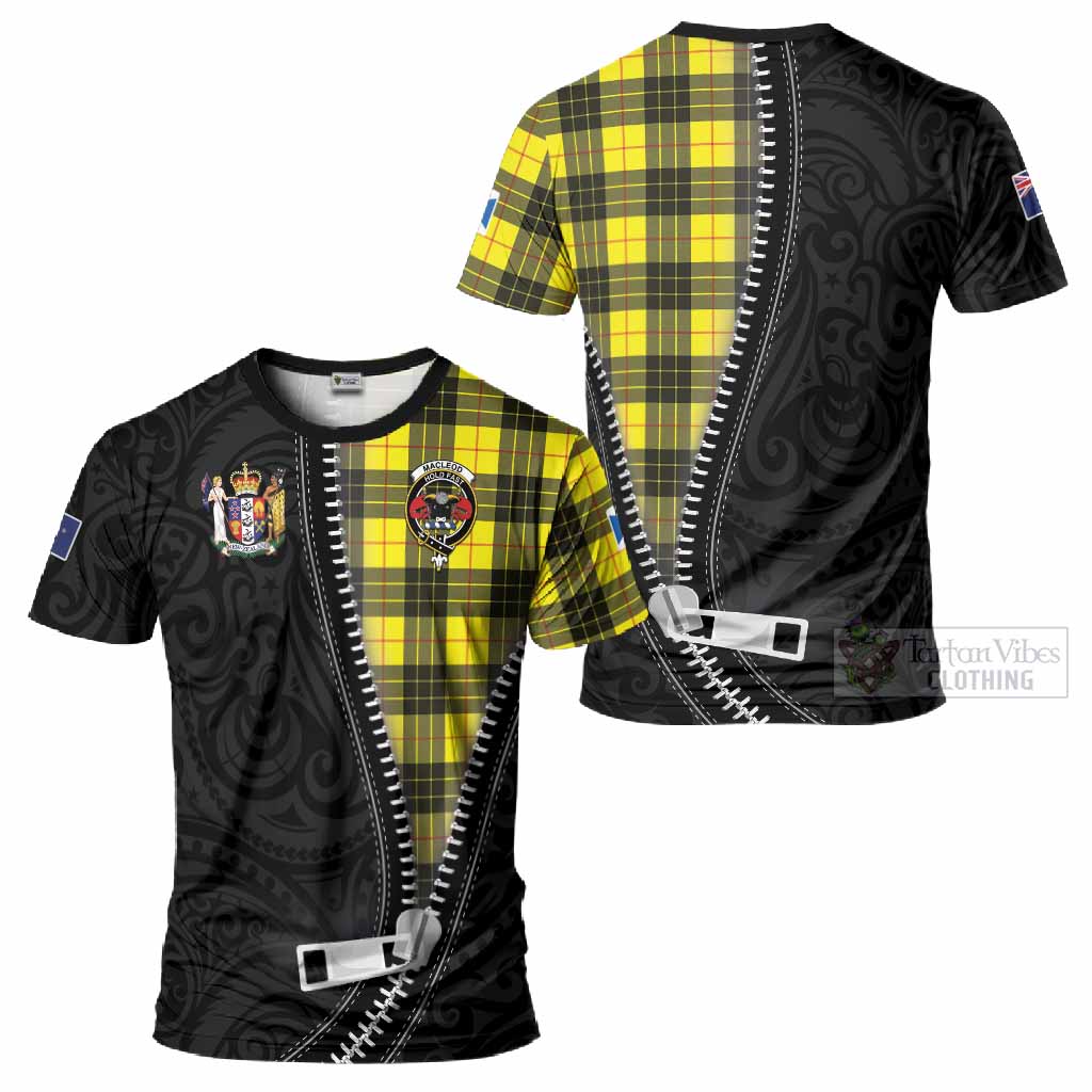 MacLeod (McLeod) Tartan T-Shirt New Zealand Pattern Unique Zipper Stylized