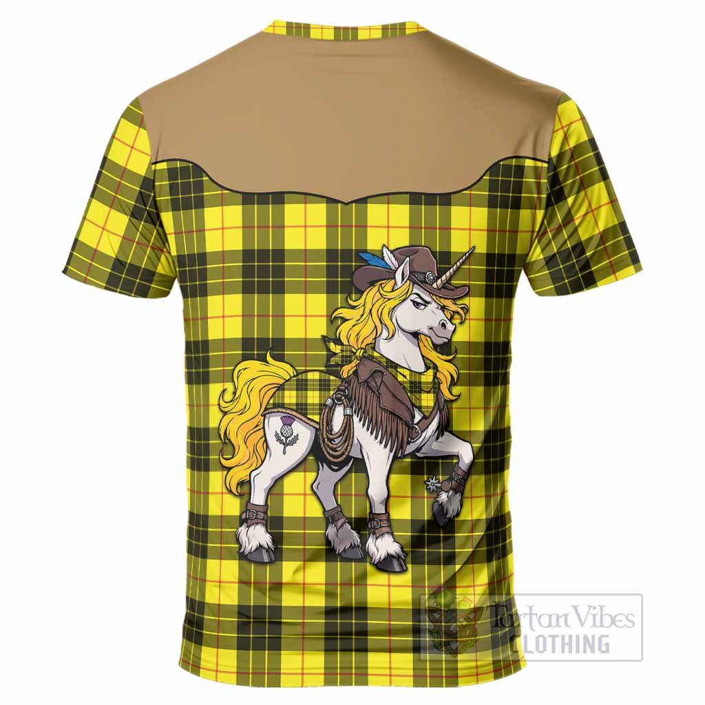 MacLeod (McLeod) Tartan T-Shirt Rodeo Unicorn Retro Style