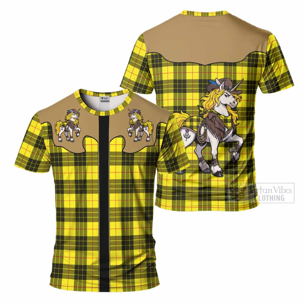 MacLeod (McLeod) Tartan T-Shirt Rodeo Unicorn Retro Style