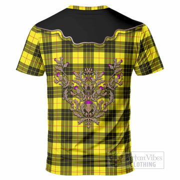 MacLeod (McLeod) Tartan T-Shirt Thistle Ornament Western Yoke