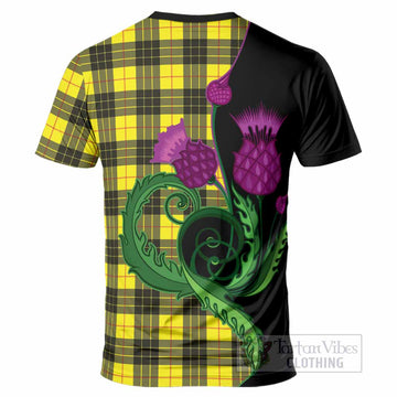 MacLeod (McLeod) Tartan T-Shirt Traditional Scottish Thistle