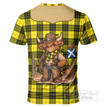MacLeod (McLeod) Tartan T-Shirt Wee Coo Cowboy Cute Style