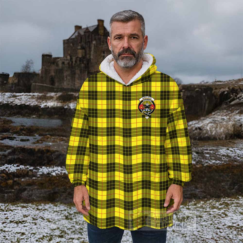 MacLeod (McLeod) Tartan Wearable Blanket with Family Crest - Tartan Vibes Clothing