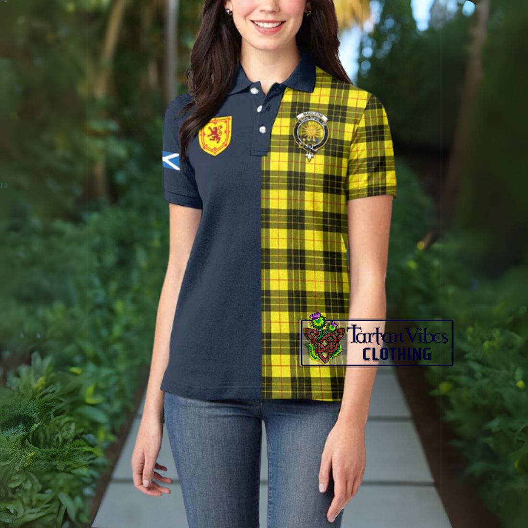 MacLeod (McLeod) Tartan Women's Polo Shirt Alba with Scottish Lion Royal Arm Half Style