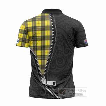 MacLeod (McLeod) Tartan Zipper Polo Shirt New Zealand Pattern Unique Zipper Stylized