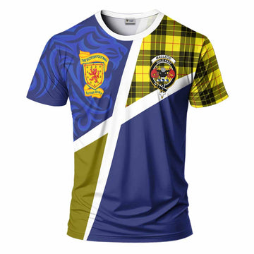 MacLeod (McLeod) The Scottish Football Crest T-Shirt Lion-Tartan Army