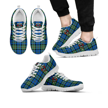 MacLeod of Harris Ancient Tartan Sneakers with Family Crest