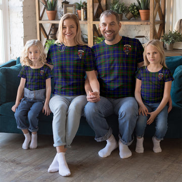 MacLeod of Harris Modern Tartan T-Shirt with Family Crest