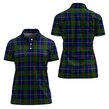 MacLeod of Harris Modern Tartan Polo Shirt For Women