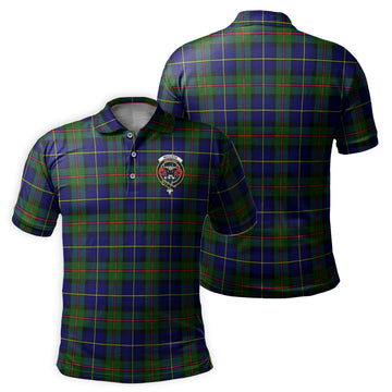 MacLeod of Harris Modern Tartan Men's Polo Shirt with Family Crest