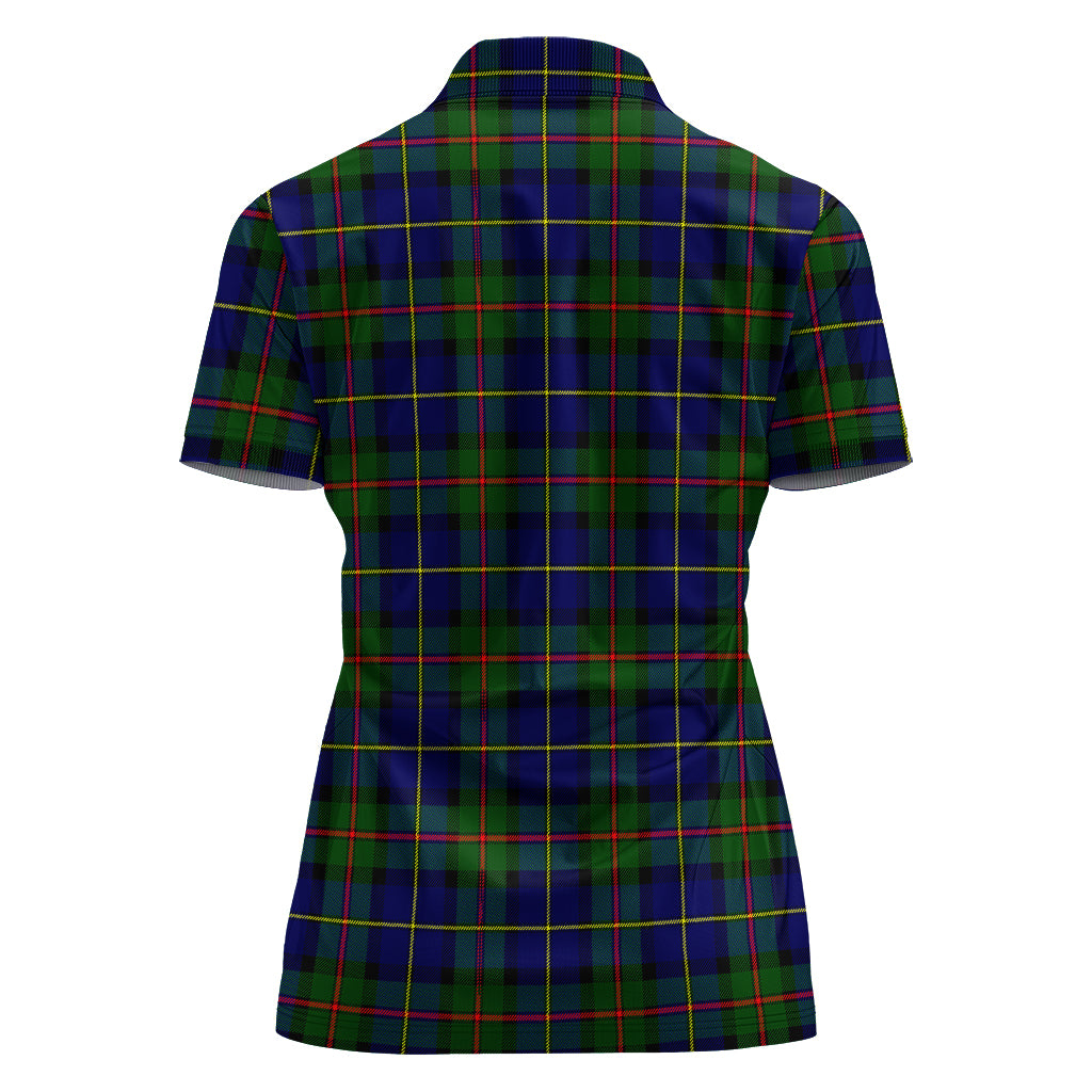 macleod-of-harris-modern-tartan-polo-shirt-with-family-crest-for-women