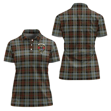 macleod-of-harris-weathered-tartan-polo-shirt-with-family-crest-for-women