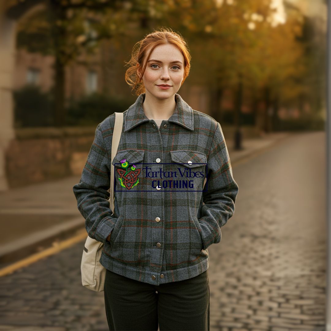 MacLeod of Harris Weathered Tartan Unisex Lapel Cotton Jacket
