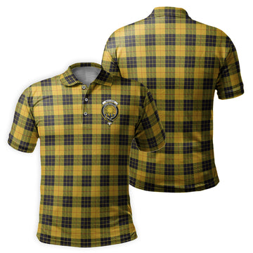 MacLeod of Lewis Ancient Tartan Men's Polo Shirt with Family Crest