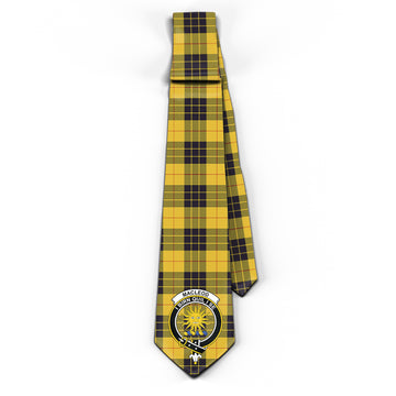 MacLeod of Lewis Ancient Tartan Classic Necktie with Family Crest