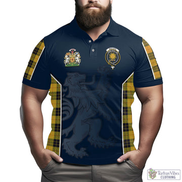 MacLeod of Lewis Ancient Tartan Men's Polo Shirt with Family Crest and Lion Rampant Vibes Sport Style