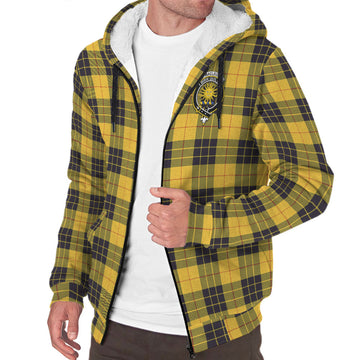MacLeod of Lewis Ancient Tartan Sherpa Hoodie with Family Crest