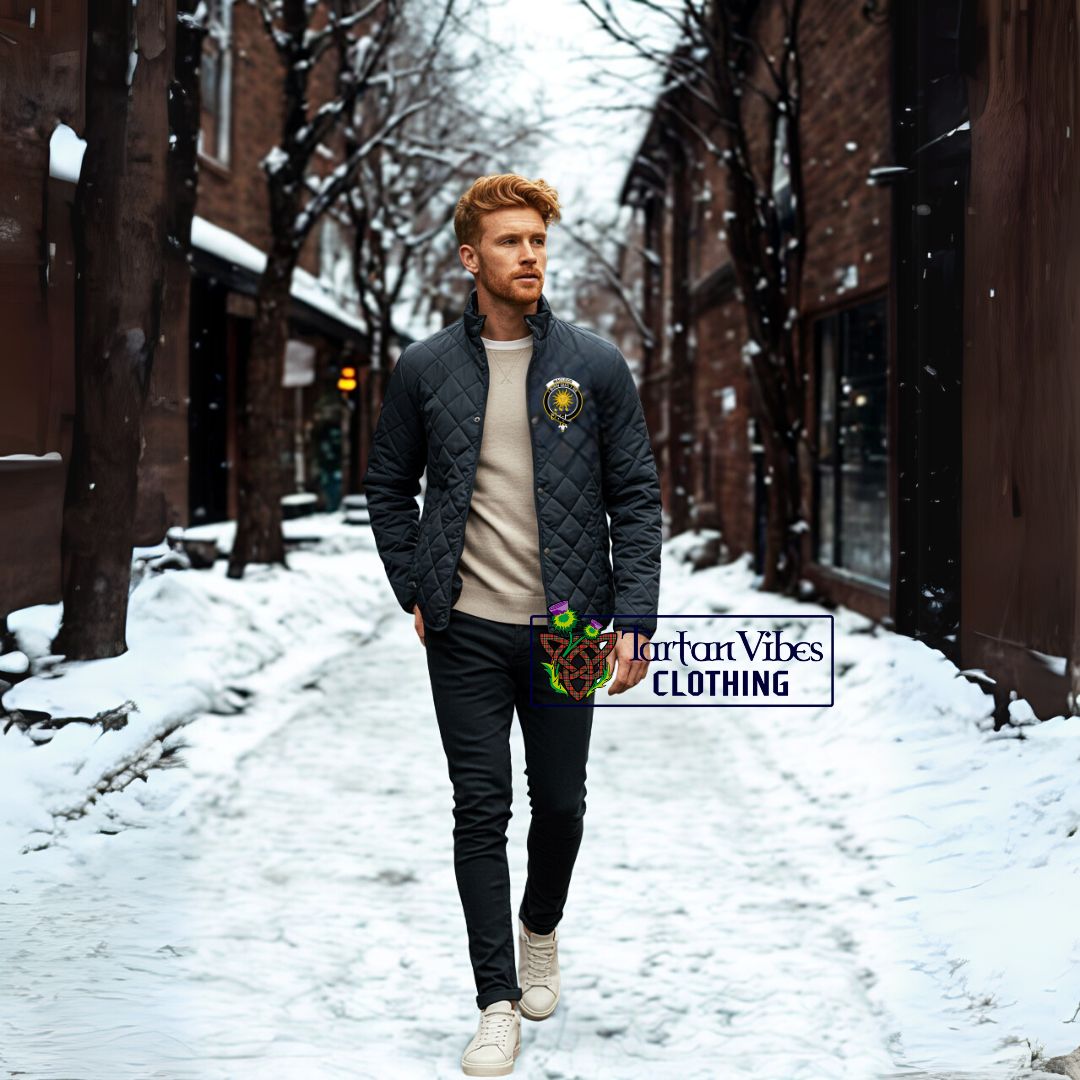 MacLeod of Lewis Family Crest Padded Cotton Jacket Lion Rampant Alba Gu Brath Style