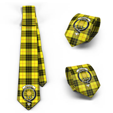 MacLeod of Lewis Modern Tartan Classic Necktie with Family Crest