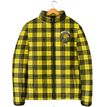 MacLeod (McLeod) Tartan Padded Jacket with Family Crest