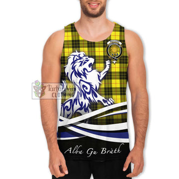 MacLeod (McLeod) Tartan Men's Tank Top with Alba Gu Brath Regal Lion Emblem Men - Tartanvibesclothing Shop