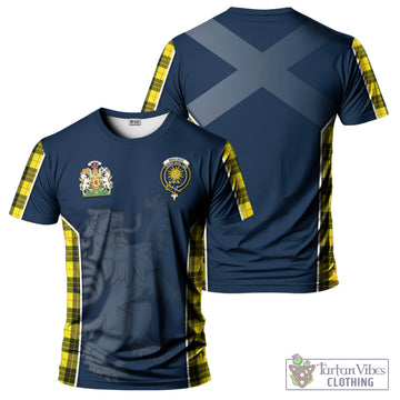 MacLeod of Lewis Modern Tartan T-Shirt with Family Crest and Lion Rampant Vibes Sport Style