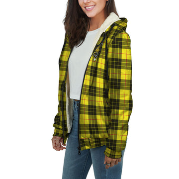 MacLeod (McLeod) Tartan Sherpa Hoodie with Family Crest