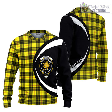 MacLeod (McLeod) Tartan Ugly Sweater with Family Crest Circle Style
