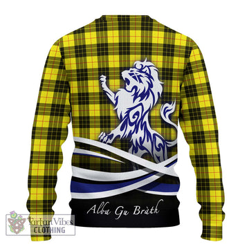 MacLeod (McLeod) Tartan Ugly Sweater with Alba Gu Brath Regal Lion Emblem