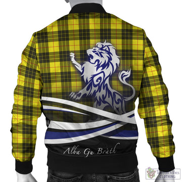 MacLeod (McLeod) Tartan Bomber Jacket with Alba Gu Brath Regal Lion Emblem