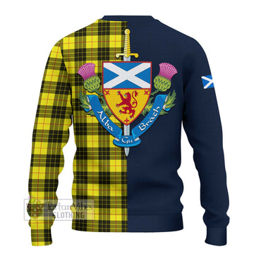 MacLeod (McLeod) Tartan Ugly Sweater Alba with Scottish Lion Royal Arm Half Style