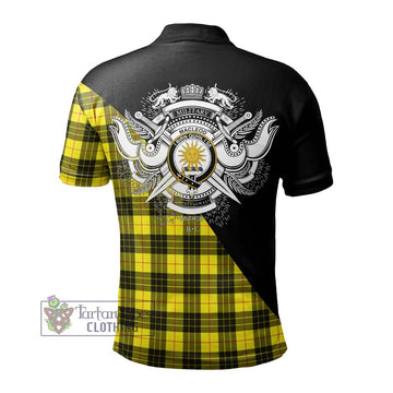 MacLeod (McLeod) Tartan Polo Shirt with Family Crest and Military Logo Style - Tartanvibesclothing Shop