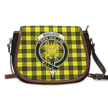 MacLeod (McLeod) Tartan Saddle Bag with Family Crest