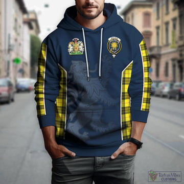 MacLeod of Lewis Modern Tartan Hoodie with Family Crest and Lion Rampant Vibes Sport Style