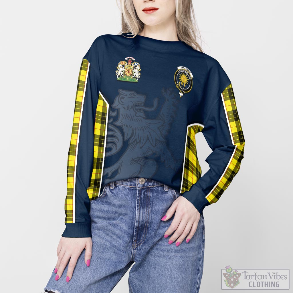 Tartan Vibes Clothing MacLeod of Lewis Modern Tartan Sweater with Family Crest and Lion Rampant Vibes Sport Style