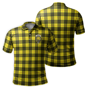 MacLeod of Lewis Modern Tartan Men's Polo Shirt with Family Crest