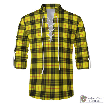 Tartan Vibes Clothing MacLeod of Lewis Modern Tartan Men's Scottish Traditional Jacobite Ghillie Kilt Shirt