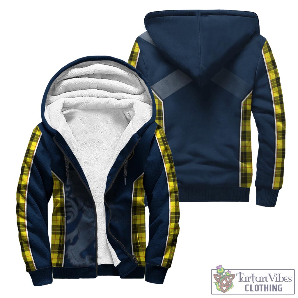 Tartan Vibes Clothing MacLeod of Lewis Modern Tartan Sherpa Hoodie with Family Crest and Lion Rampant Vibes Sport Style