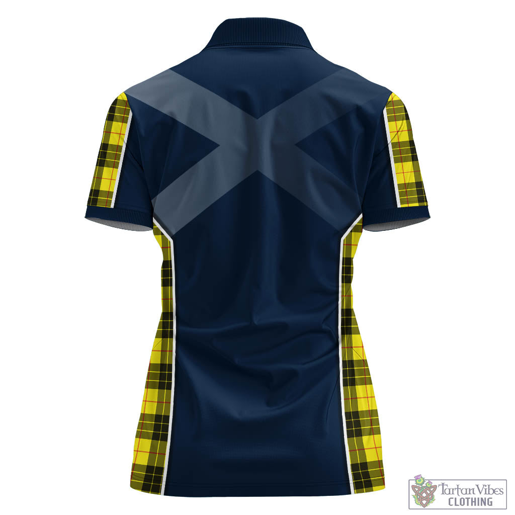 MacLeod (McLeod) Tartan Women's Polo Shirt with Family Crest and Lion Rampant Vibes Sport Style - Tartan Vibes Clothing