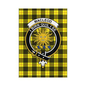 MacLeod (McLeod) Tartan Garden Flag with Family Crest
