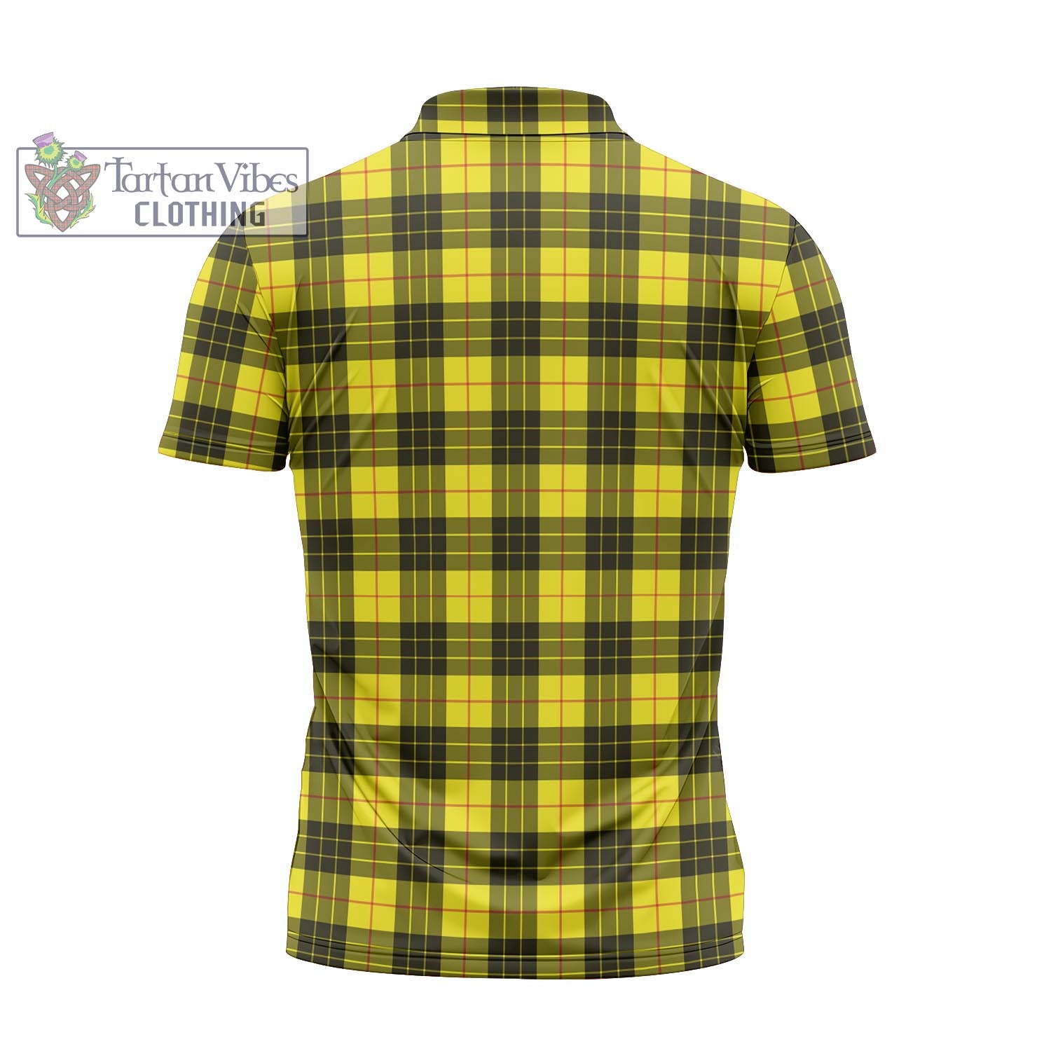 Tartan Vibes Clothing MacLeod of Lewis Modern Tartan Zipper Polo Shirt with Family Crest