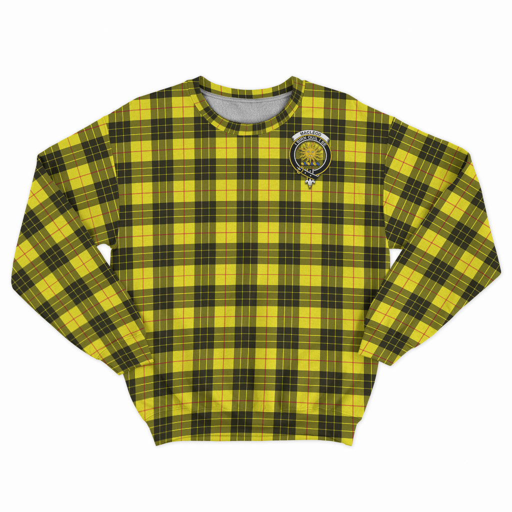 MacLeod (McLeod) Tartan Sweatshirt with Family Crest - Tartan Vibes Clothing