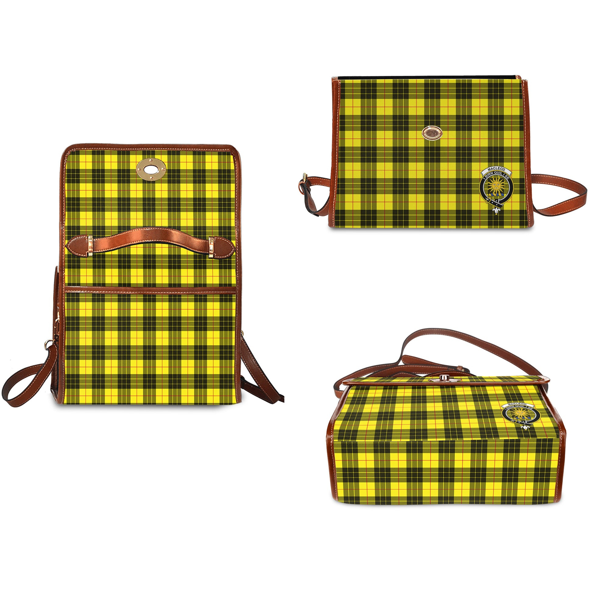 macleod-of-lewis-modern-tartan-leather-strap-waterproof-canvas-bag-with-family-crest