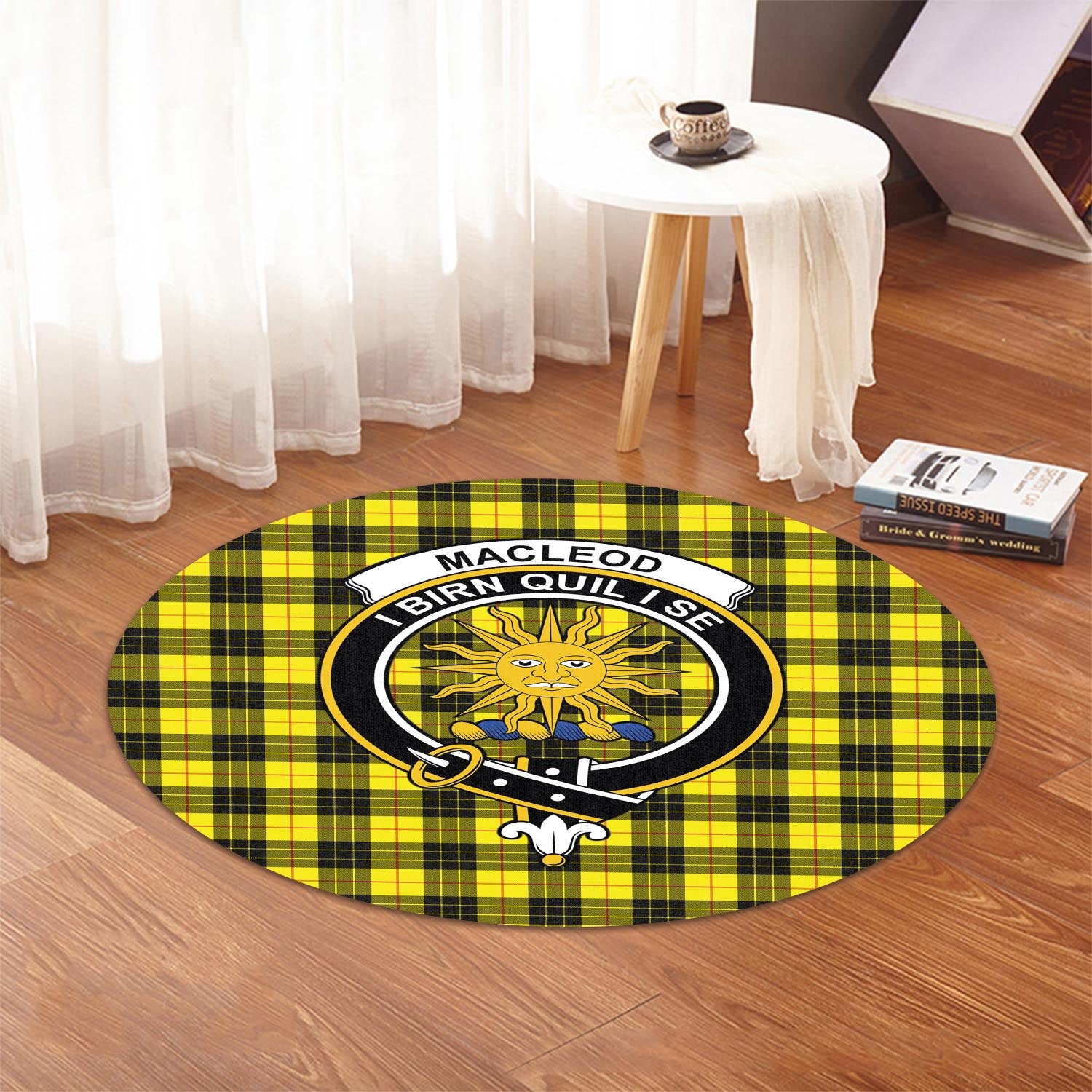 macleod-of-lewis-modern-tartan-round-rug-with-family-crest