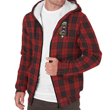 MacLeod of Raasay Highland Tartan Sherpa Hoodie with Family Crest