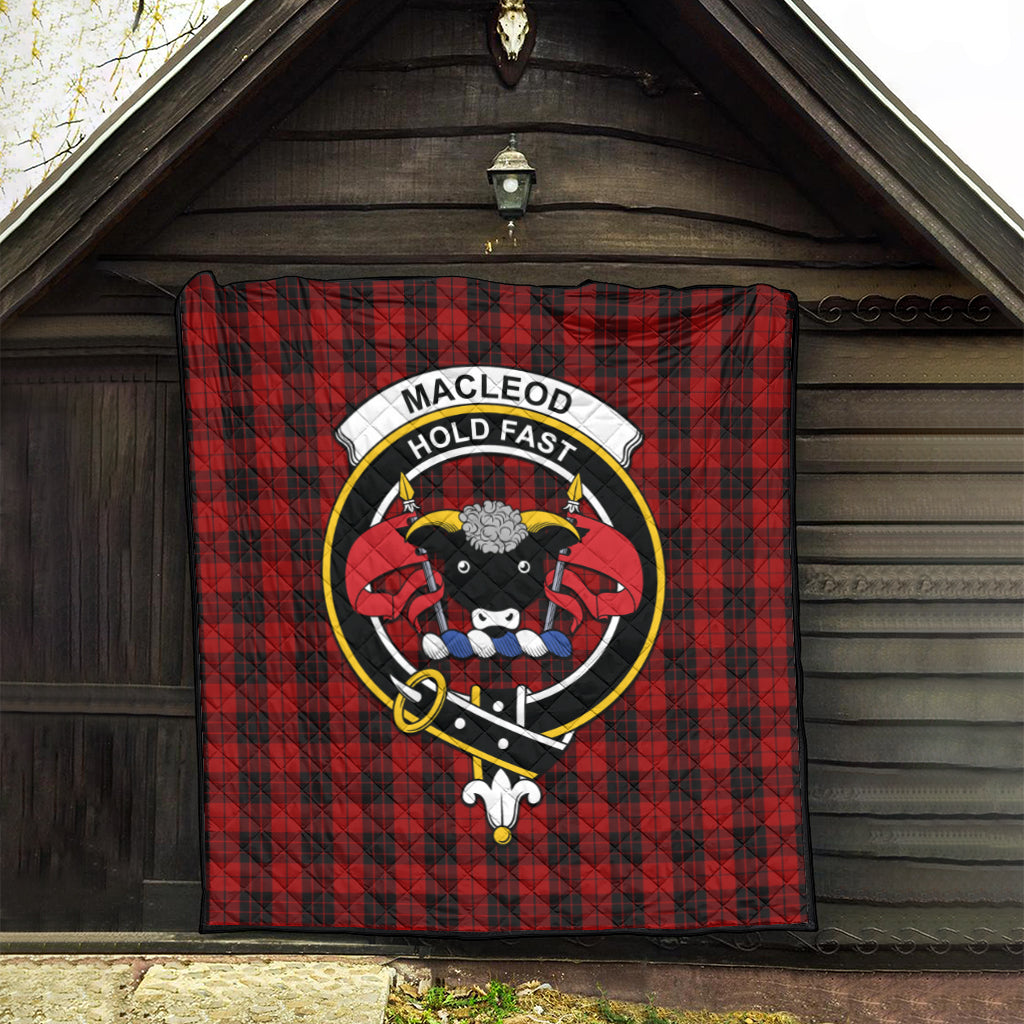 macleod-of-raasay-highland-tartan-quilt-with-family-crest